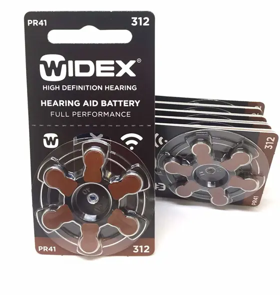 Akciový balík batérií Widex typ 312 (4+1 zdarma)