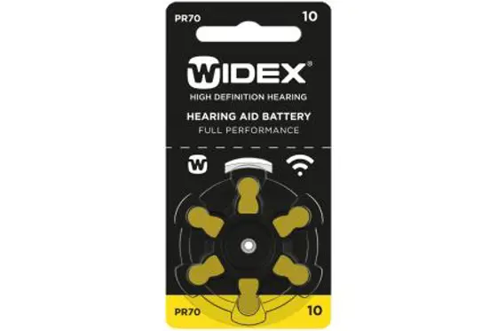 Akciový balík batériÍ Widex typ 10 (8+2 zdarma)