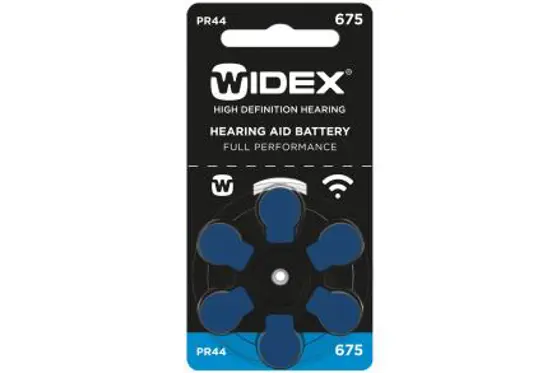 Akciový balík batérií Widex typ 675 (8+2 zdarma)